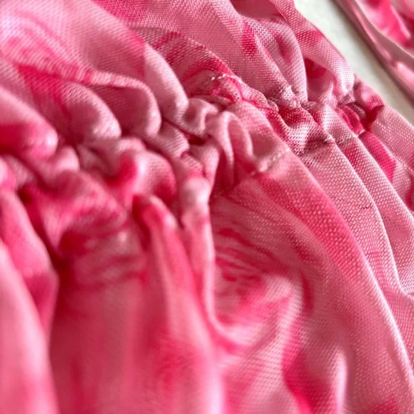 ✨ 3-pc rose print mesh set M - Picture 5 of 8